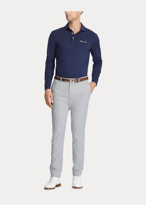 Ralph Lauren Custom Slim Performance Polo Herre Danmark (JTWNS1584)